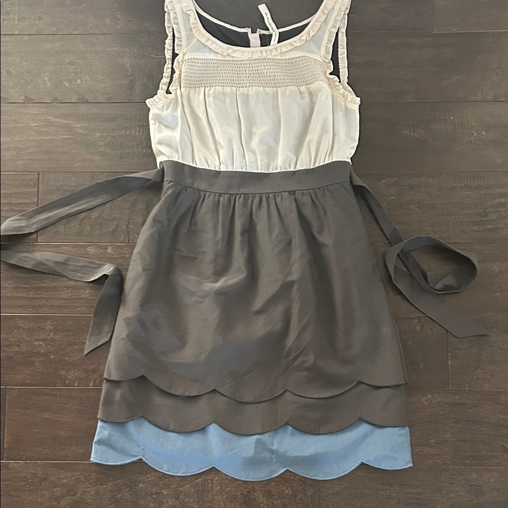 Anthropologie Maeve scalloped dress. Vintage anthro 0